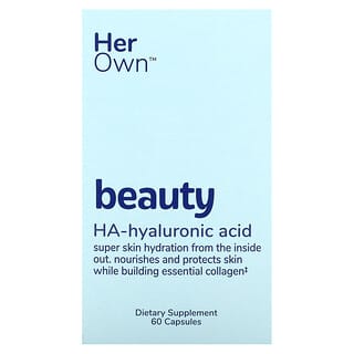 Her Own, Beauty, HA-гиалуроновая кислота, 60 капсул