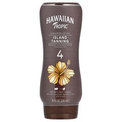 Hawaiian Tropic, Island Tanning, Sunscreen Lotion, Cocoa Butter, SPF 4, 8 fl oz (236 ml)