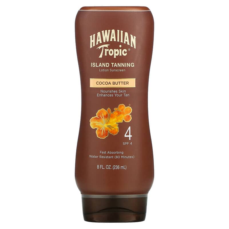 Island Tanning, Lotion Cocoa Butter, SPF fl oz (236 ml)