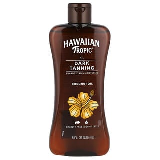 Hawaiian Tropic, Dark Tanning Coconut Oil, Kokosöl für dunkle Bräunung, Original, 236 ml (8 fl. oz.)