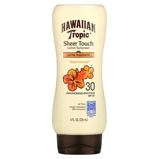 Hawaiian Tropic, Toucher Soyeux Ultra Radieux, Lotion écran solaire, SPF 30, 236 ml