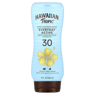 Hawaiian Tropic, Sport Sunscreen Lotion, Everyday Active™, SPF 30, 8 fl oz (236 ml)