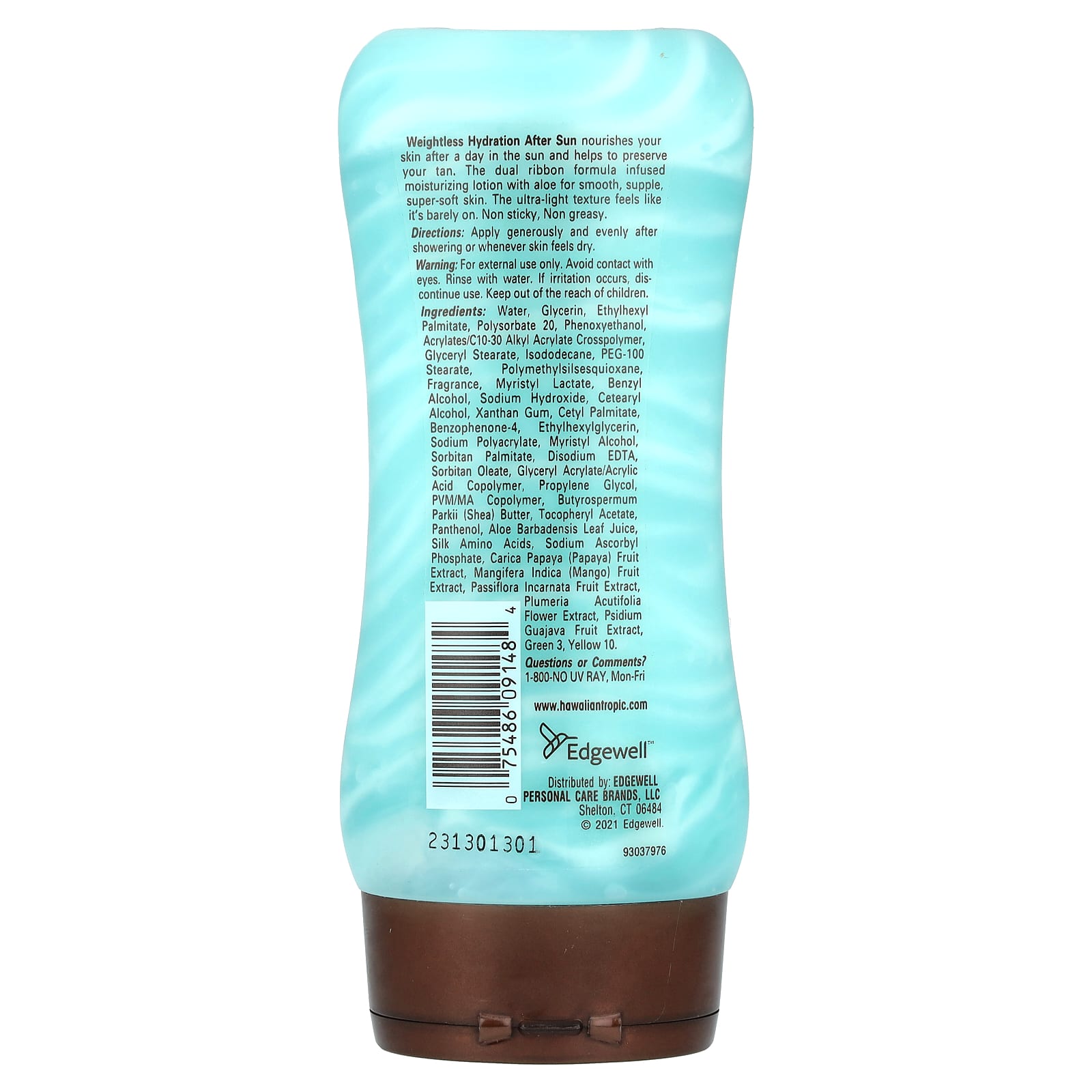 Hawaiian Tropic, After Sun Lotion, Weightless Hydration, Coconut