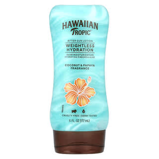 Hawaiian Tropic, Loção Pós-Sol, Hidratação Leve, Coco e Mamão, 177 ml (6 fl oz)