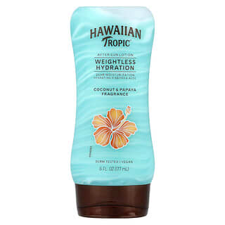 Hawaiian Tropic, Loción para después del sol, Hidratación ligera, Coco y papaya, 177 ml (6 oz. líq.)