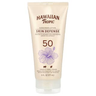 Hawaiian Tropic, Skin Defense, Lotion solaire, FPS 50, 177 ml