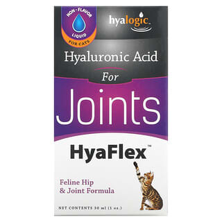 Hyalogic LLC, HyaFlex, для кошек, гиалуроновая кислота для суставов, 30 мл (1 унция)