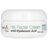 HA Facial Cream with Hyaluronic Acid, Fragrance Free, 2 oz (56.7 g)