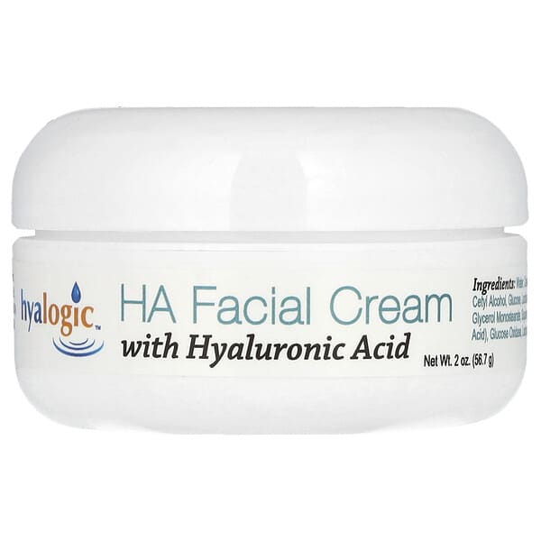 Hyalogic, HA 페이셜 크림, 히알루론산 함유, 향료 무함유, 56.7g(2oz)