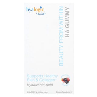 Hyalogic, Beauty From Within, HA Gummy, Berry, 60 Gummies