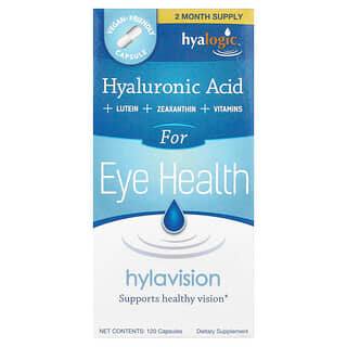 Hyalogic LLC, Hylavision, Hyaluronsäure + Lutein + Zeaxathin + Vitamine, 120 Kapseln