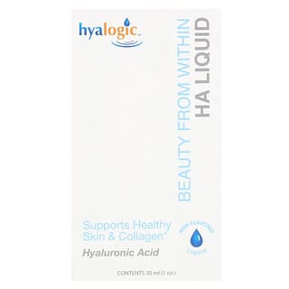 Hyalogic, Beauty From Within, HA Liquid, Non-Flavored, 1 oz (30 ml)