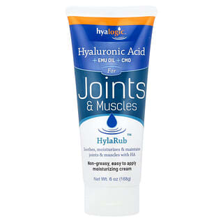 Hyalogic, HylaRub, Moisturizing Joint & Muscle Cream, 6 oz (168 g)