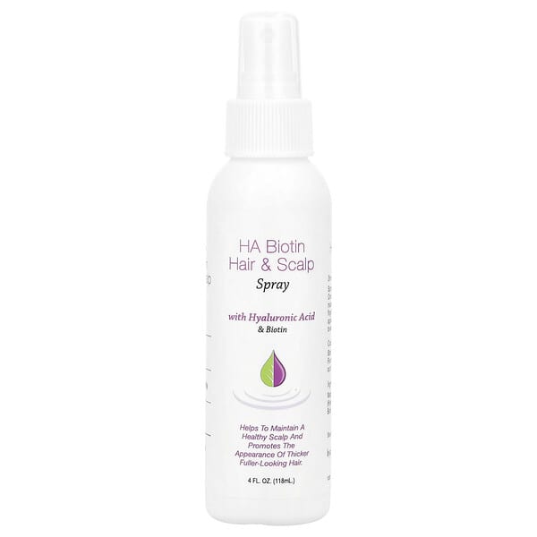 Hyalogic, HA 비오틴 헤어 & 두피 스프레이, 4 fl oz (118 ml)