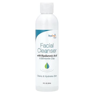 Hyalogic, Agente de limpieza facial, Con ácido hialurónico y arcilla bentonita, 237 ml (8 oz. líq.)