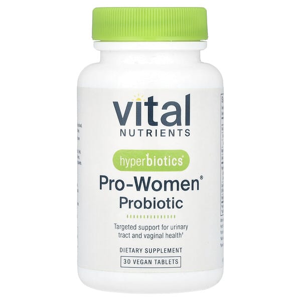 Vital Nutrients, Hyperbiotics®, Pro-Women® 프로바이오틱, 비건 정제 30정