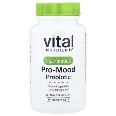 Vital Nutrients, Hyperbiotics®, PRO-Mood, 60 Vegan Tablets