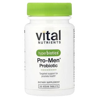 Vital Nutrients, Hyperbiotics®, Pro-Men® Probiotic, 30 Vegan Tablets