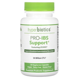 Hyperbiotics, Pro-IBS Support, 30 Billion CFU, 30 Vegetarian Capsules