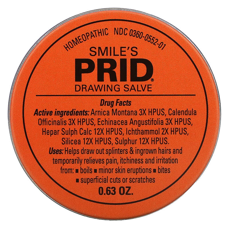 Smile's PRID Homeopathic Drawing Salve