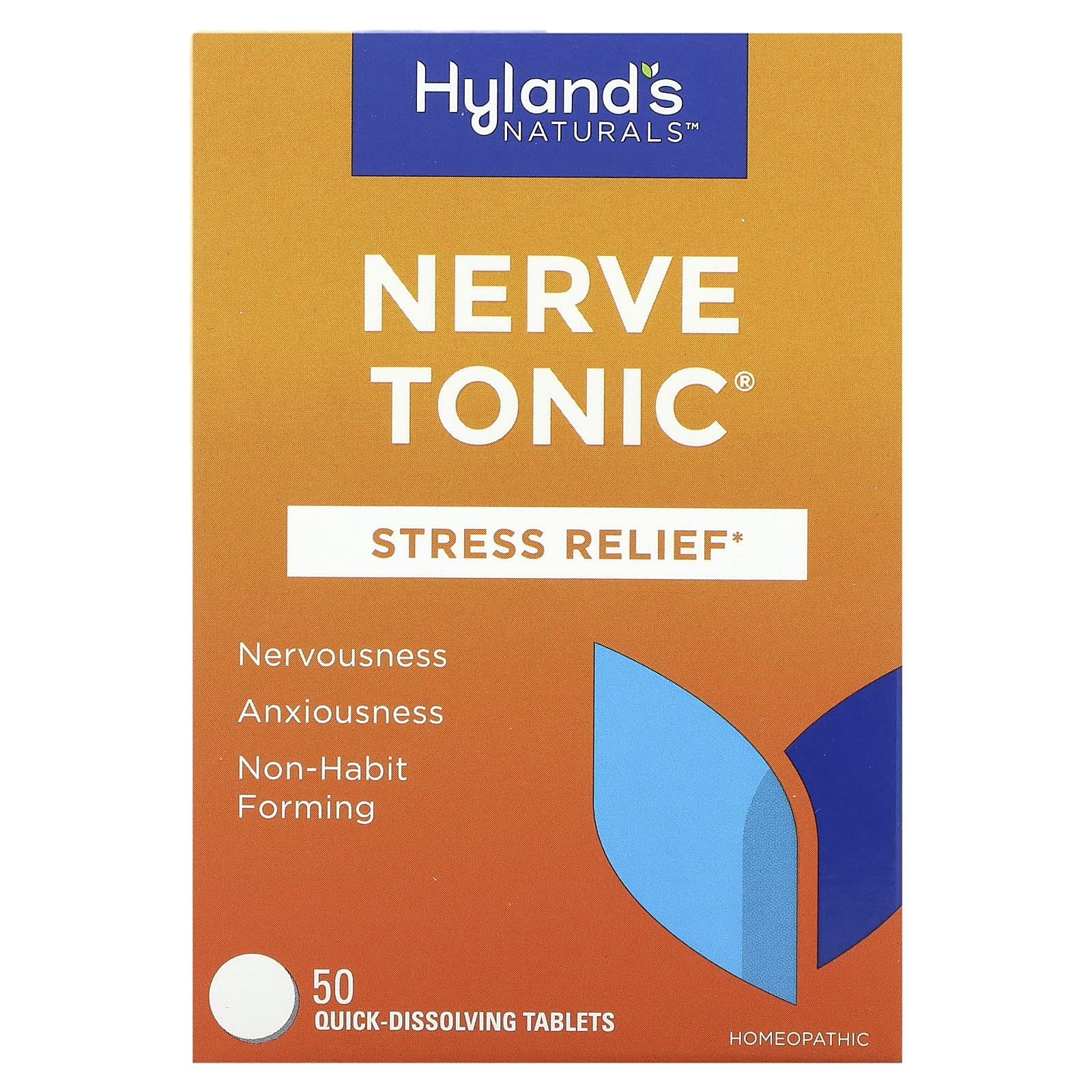 Hyland's Naturals, Nerve Tonic, 50 QuickDissolving Tablets
