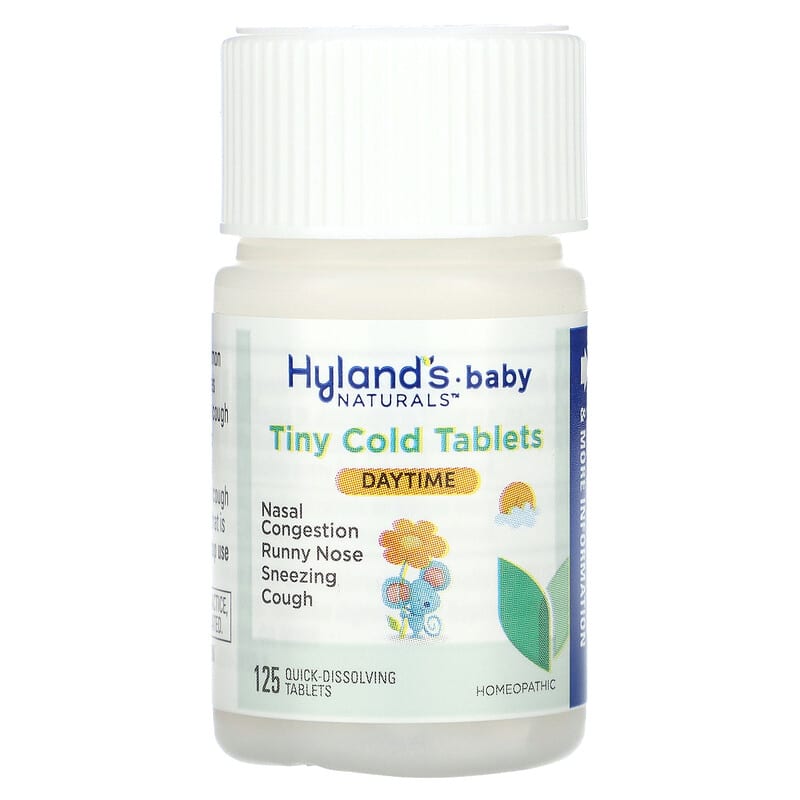 Baby, Tiny Cold Tablets, Daytime, 6+ Months, 125 Quick-Dissolving