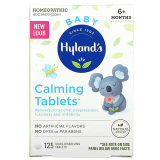 Hyland's, Bebés, Comprimidos calmantes, A partir de 6 meses, 125 comprimidos de disolución rápida