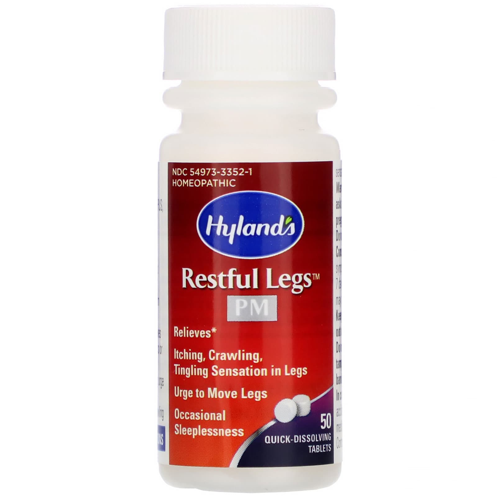 Hylands Restful Legs Pm 50 Quick Dissolving Tablets