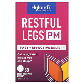 Hyland's, Restful Legs PM, 빠르게 녹는 정제 50정