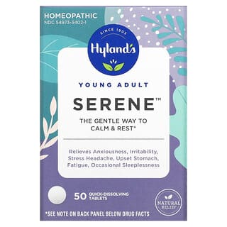 Hyland's, Young Adult, Serene, 194 мг, 50 быстро растворяющихся таблеток