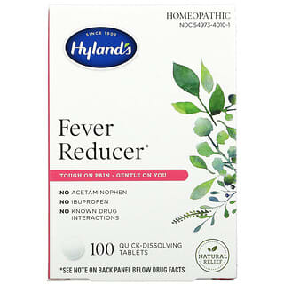 Hyland's, Fiebre, 100 comprimidos de disolución rápida