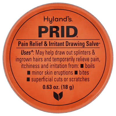 Hyland's Naturals, Prid®, Pain and Discomfort Relief Cling Balm, 0.63 oz (18 g)