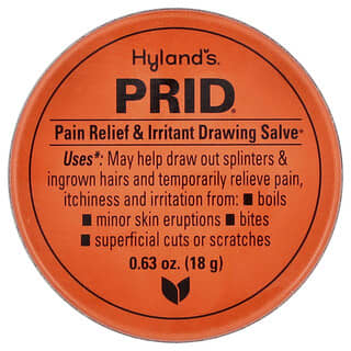 Hyland's Naturals, Prid, Bálsamo para aliviar el dolor e irritación, 18 g (0,63 oz)