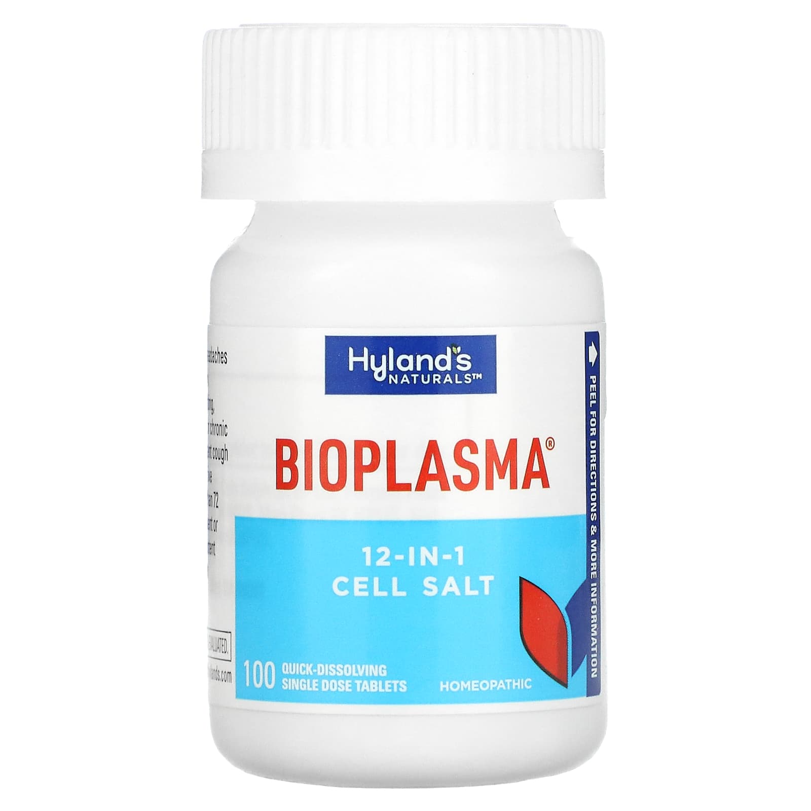 Hyland's Naturals, Bioplasma, 12In1 Cell Salt, 100 QuickDissolving