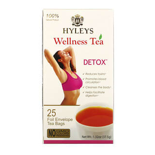 Hyleys Tea, Wellness Tea, для детоксикации, 25 чайных пакетиков, 37,5 г (1,32 унции)