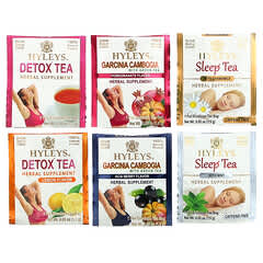 Hyleys Tea, Detox Kit, 14 Day Cleanse, Assorted Flavors, 42 Foil Envelope Tea Bags, 2.22 oz (63.0 g)