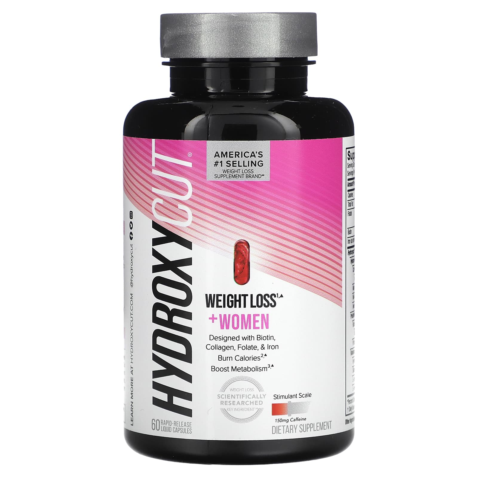 Hydroxycut Weight Loss Women 60 Rapid Release Liquid Capsules