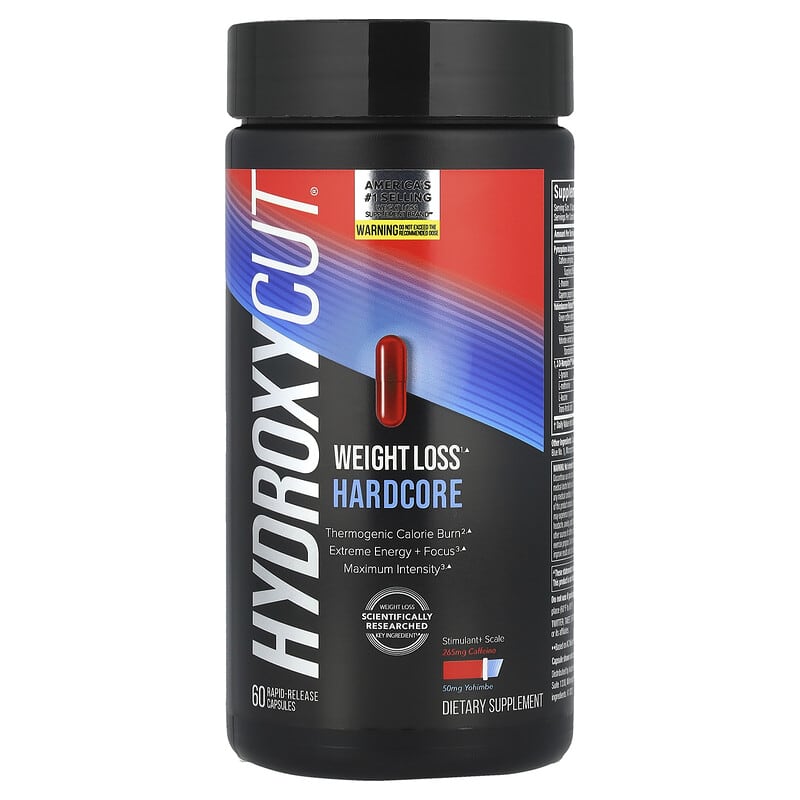 体重管理ハードコア、ラピッドリリースカプセル60粒