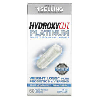 Hydroxycut, Platinum, 60 cápsulas de liberación rápida