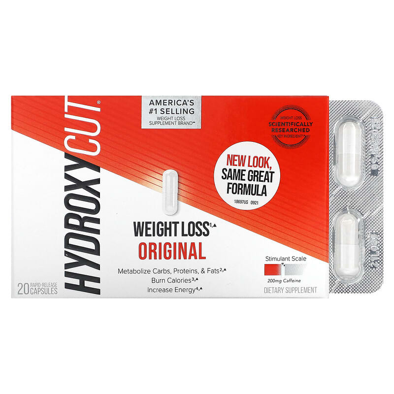 Hydroxycut Weight Loss Original 20 Rapid Release Capsules