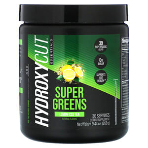 Hydroxycut, Essentials, Super Greens, Lemon Iced Tea , 9.44 oz (268 g)