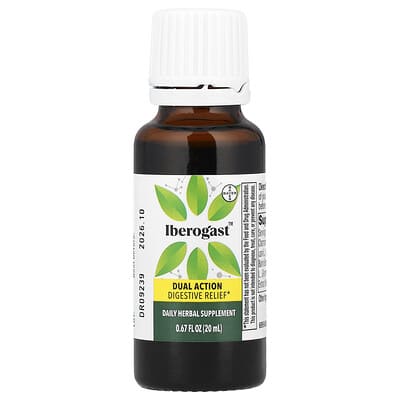 Iberogast, Dual Action Digestive Soothing, 0.67 fl oz (20 ml)