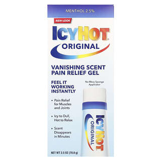 Icy Hot, Original Vanishing Scent Pain Relief Gel, 2.5 oz (70.8 g)