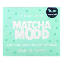 I Dew Care, Matcha Mood, Mascarilla de belleza con efecto aclarante calmante con té verde, 100 g (3,52 oz)