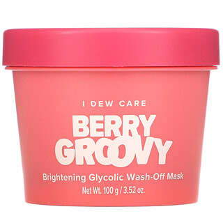 I Dew Care, Berry Groovy، قناع الجمال القابل للغسل بالجليكوليك المفتح، 3.52 أونصة (100 جم)