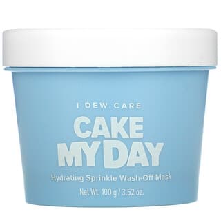 I Dew Care, Cake My Day، قناع الجمال بالحبيبات لترطيب البشرة قابل للغسل، 3.52 أونصة (100 جم)