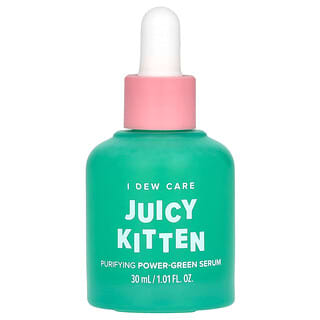 أي ديو كير‏, Juicy Kitten, Purifying Power-Green Serum, 1.01 fl oz (30 ml)