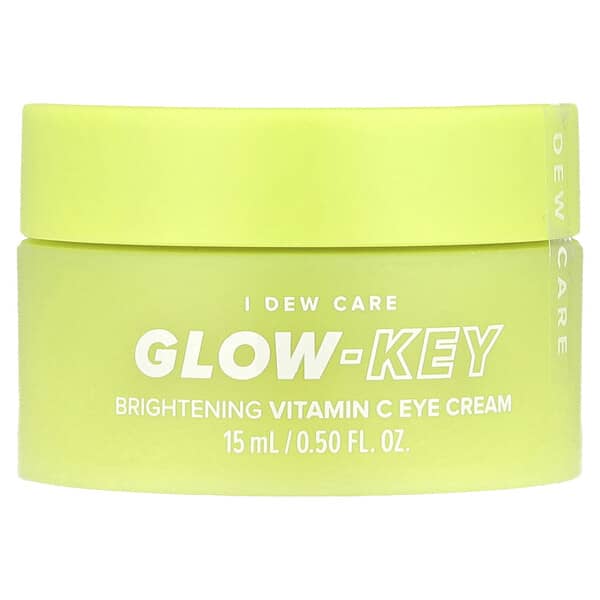 I Dew Care, 글로우 키, 브라이트닝 비타민C 아이 크림, 15ml(0.50fl oz)