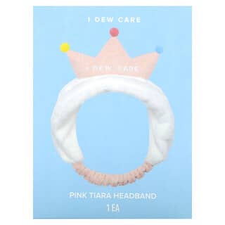 I Dew Care, Повязка на голову с тиарой, розовая, 1 повязка на голову