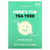 Here´s The Tea Tree, Mascarilla de belleza calmante en lámina, 10 mascarillas en lámina, 24 ml (0,81 oz. Líq.) Cada una